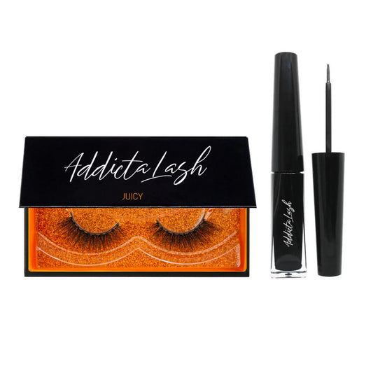 Magnetic lash kit Juicy AddictaLash with one pair of magnetic lash and one magnetic eyeliner
