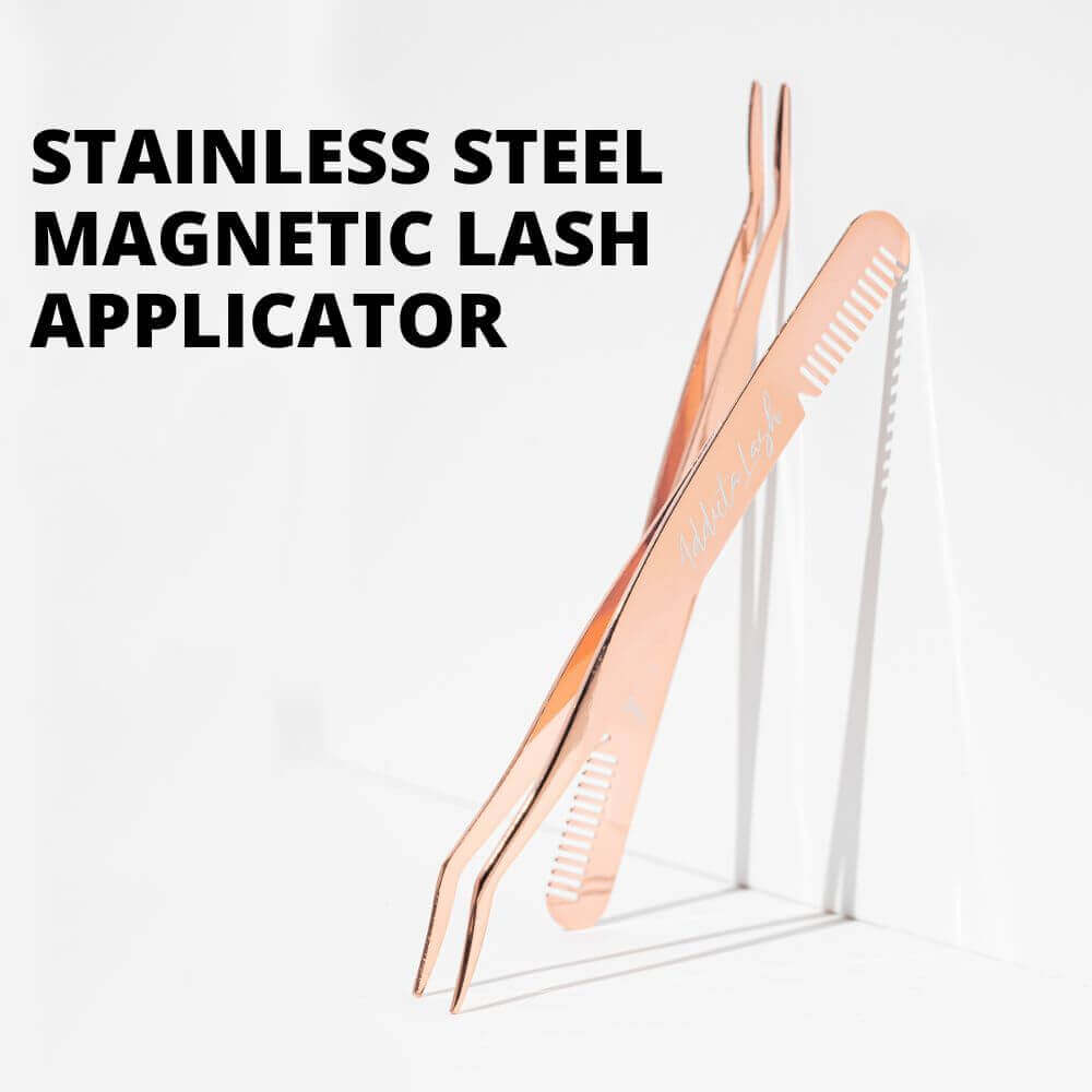 Included magnetic lash applicator